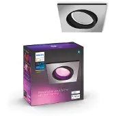 Philips Centura Spot Encastré White and Color - Carré - Aluminium