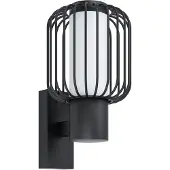 Eglo 98721 RAVELLO E27 Applique extérieure/plafonnier noir blanc IP44