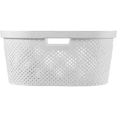 Curver Corbeille à linge INFINITY DOTS 40L 58.5 x 38.0 x 26.5 cm