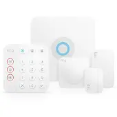 Ring Système d'alarme avec 1 Contact Magnétique et 1 Détecteur de Mouvement