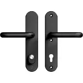 Axa Safety Teig (Oval Plus) Schwarz schwer: Kruk-kruk (Modell U) PC92 mit Kernkampfschutz SKG *** (Poignée de porte)