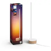 Philips Gradient Signe Lampe à Poser - White and Color - Bois
