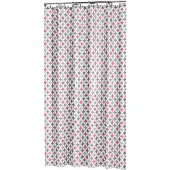 Sealskin Rideau de douche Diamonds 180x200 cm Polyester Rose