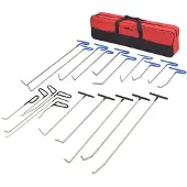 vidaXL Set de 21 outils de débosselage en acier inoxydable