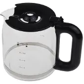 Russell Hobbs Verseuse en verre, Machine à café : accessoires, Noir, Transparent