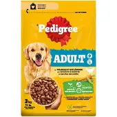 Pedigree 3kg Adult volaille, légumes pour chien