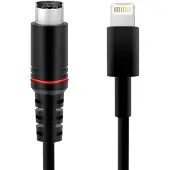 IK Multimedia - Cabo Lightning vers Mini-DIN avec chargement