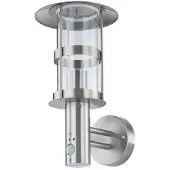 LINDBY - Noemi Applique Murale d'Extérieur w/Sensor Stainless Steel
