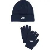 Nike Kids Bonnet bleu foncé / blanc