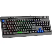 Sparco SPMEMKEYBOARD clavier Gaming USB QWERTY US English Noir