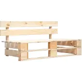 vidaXL Banc d'extérieur palettes bois
