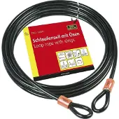 Burg wachter 750 1000 Câble de sécurité avec oeillets - 10 m