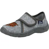 Beck Pantoufle 'Jungle' gris / gris foncé / orange