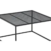 Ebuy24 Netz table basse noir.