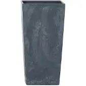 Prosperplast Pot De Fleur 7,2l Avec Insert Urbi Square Effect Anthracite