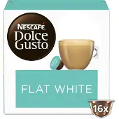 Dolce Gusto Lot de capsules de café adapté pour Flat White, 3 x 16 pcs.