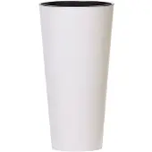 Prosperplast Pot de fleurs haut Tubus Slim Shine DTUS250S | Blanc