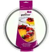 Patisse Silver-Top Moule à tarte lourd Ø28cm, Moule à gâteau, Argent