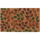 vidaXL Tapis de porte naturel 45x75 cm fibre de coco touffeté