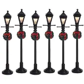 Lemax GAZ LANTERNE Réverbère - GAZ FEUX 6 PCS COD 64499