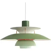 Louis Poulsen PH5 Mini Suspension Hues of Green