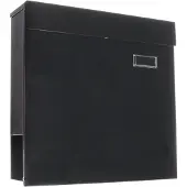 Rottner boîte aux lettres Kensington, tôle d'acier noire