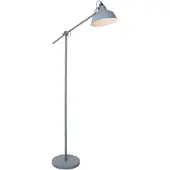 Mexlite - lampadaire - Nove - gris - métal - Ø 28cm - E27 - 1322GR