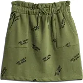 SOMETIME SOON Jupe olive / noir