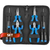 SW-Stahl Jeu d'outils de mécanique de précision 10 pcs. 40706L