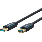 ClickTronic Câble d'extension USB-A 5 Gbit/s 3,0 m (boîte pliante de 1)