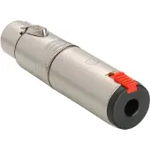Neutrik NA3FJ Female XLR - Locking 1/4 Stereo Jack Adaptor