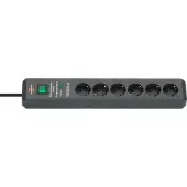 Brennenstuhl Rallonge à 6 prises Secure-Tec 2 m Anthracite