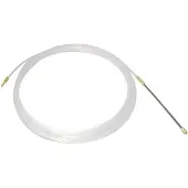MaxTrack Aide au retrait de câble 30 m nylon Ø 4 mm avec ressort de guidage et œillet