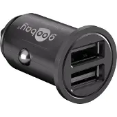 Goobay Chargeur de voiture Dual-USB (24 W)