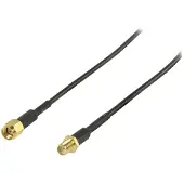 Nedis Câble d'antenne SMA Male SMA Female Plaqué or 50 Ohm Simple -