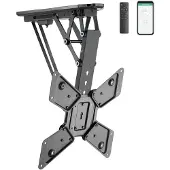 My Wall Support TV plafond HL43M pour téléviseurs 23-55 pouces (58-140 cm) avec télécommande sans fil et application mobile Noir