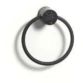Aquanova Anneau pour Essuie-Mains Aquanova Nero Black