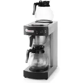 Hendi Machine à café Kitchen Line avec 2 carafes en verre de 1,8 litre et 100 sachets de filtre.