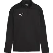 Puma T-Shirt fonctionnel 'Team Final' noir / blanc