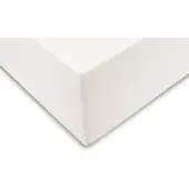 Zo! Home Drap-housse Satinado - Sous-drap pour lit double - 180x200 - 100% Coton Satin - Blanc cassé