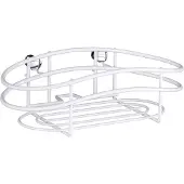 Wenko Étagère murale - - Classic Plus - Acier - 24x8x15 cm - Blanc