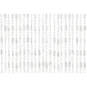 Wicotex Rideau anti-mouches Charlotte 90 x 220 cm blanc
