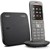 Gigaset Téléphone sans fil B07CPBXLXS Cl660 Dect Gap Id Call mains libres Noir