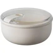 Omada Lunchbox Beige Omada Pull Box Rond Beige 750 ml