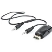 Cablexpert A-HDMI-VGA-02 changeur de genre de câble VGA (D-Sub) Noir