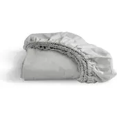 Cinderella Drap-Housse Cinderella Weekend Light Grey (Cotton)-100 x 210 cm