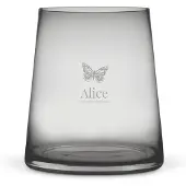 Yoursurprise Vase personnalisé - Verre grisé