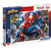 Clementoni Puzzle 104elem. Marvel Spiderman - Oficjalny Produkt Premium