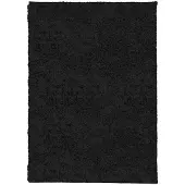 vidaXL Tapis shaggy PAMPLONA poils longs moderne noir 200x280 cm