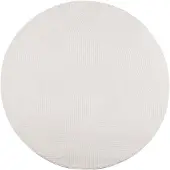 vidaXL Tapis IZA poils courts style scandinave crème Ø 200 cm